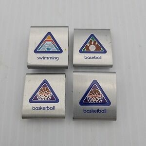 Cub Boy Scout Belt Loops Sports Baseball Basketball Swimming Maps Lot of 4